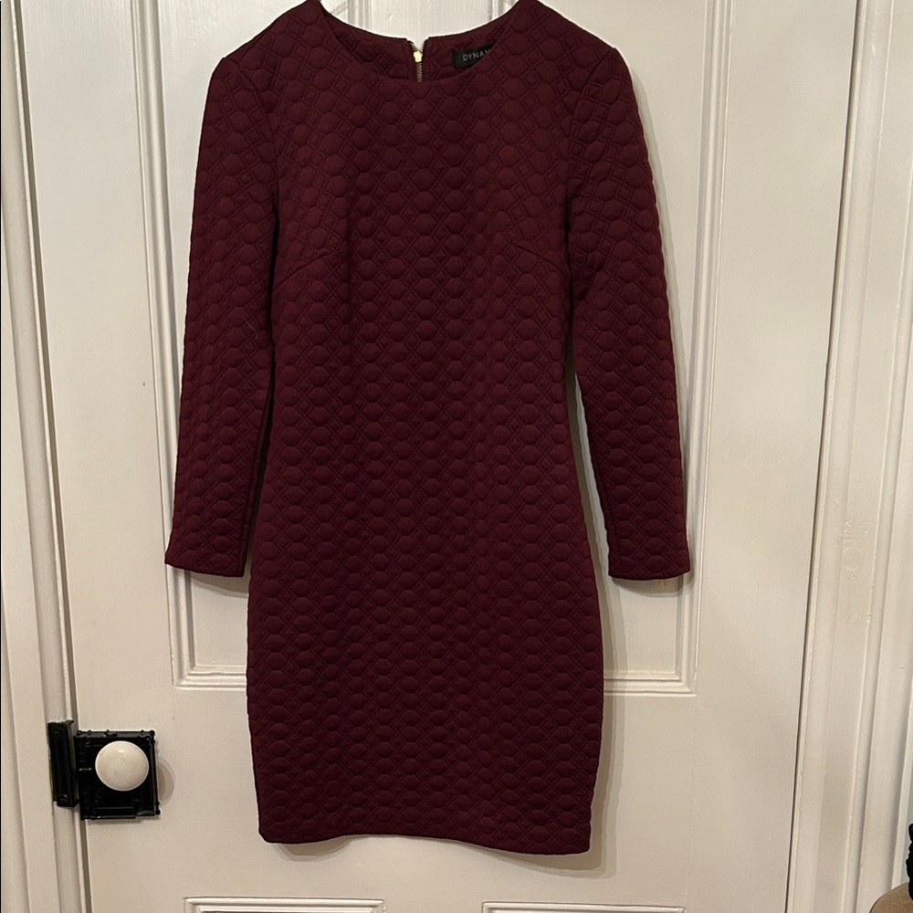 Dynamite Burgundy Holiday Dress
